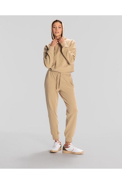 Kappa Logo Elise Waffle Hoodie Femei Bej Regular Fit Hoodie