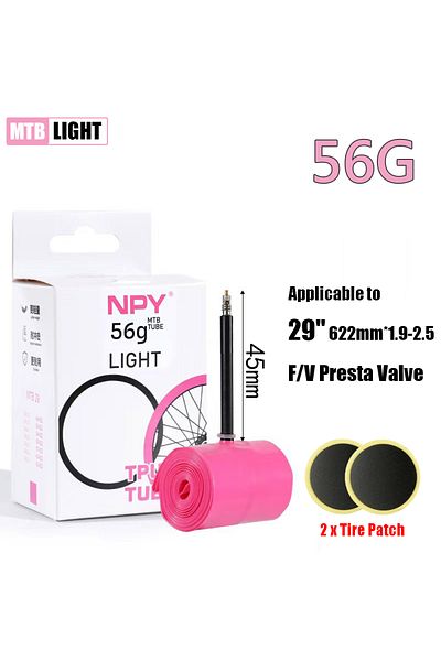 Choice Presta Valve 45mm 29x1.95-2.6 2PCS NPY TPU 1/2PCS MTB Bike Inner Tube light 26 27.5 29 Inches MTB Bi
