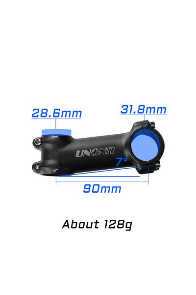 Choice 7 degree 90mm UNO Ultra Light Bike Stem 7 17 Degree MTB Road Bike Adjustable Handlebar 60/70/80/90/1