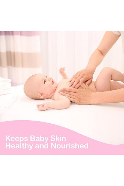 COOL & COOL Baby Oil 250ml – Nourishing & Moisturizing, Gentle Care with Vitamin E & Aloe Vera