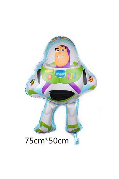 Disney Straws-6pcs New Toy Story Birthday Party Decor Buzz Lightyear Balloon Tableware Paper Plate Cup Tabl