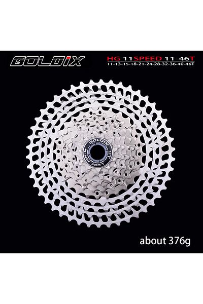Choice 11S 11-46T Silver GOLDIX Ultralight MTB Cassette CNC 10/11/12Speed 46-52T HG Freewheel for SHIMANO D