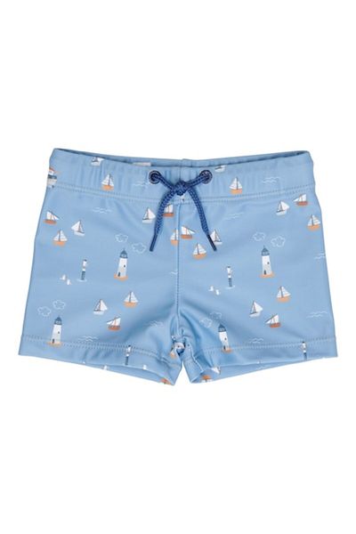 Little Dutch - Pantaloni scurți de baie, Poliester/Elastan, Albastru, 86/92