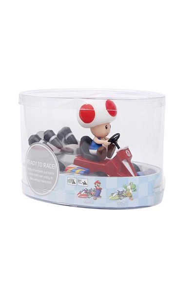Takara Tomy No Box Mario Pull Back Car Anime Cartoon Mario Luigi Yoshi Princess Peach Donkey Kong Toad Bowser Ko