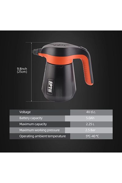 Choice SPTA 2.25L/76 oz Electric Pressurized Soap Sprayer,Pressure Foam Sprayer, Car Foam Sprayer, Cord...