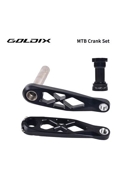 Choice 165mm Crank BB GOLDIX Mountain Bicycle BSA 24mm Crankset 165 170 175mm R-SPEC Trail Hollow Bike Cran