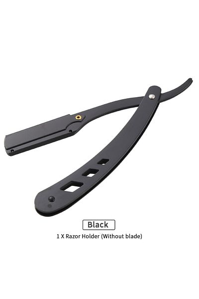 YINTAL Only Holder New Professional Hairdresser Shaver Men's Barber Razor Haircut Tools Metal Stainless Ste