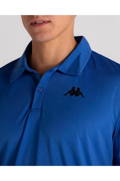 Kappa Kombat Poly Polo Erkek Safir Regular Fit Polo Yaka Tişört