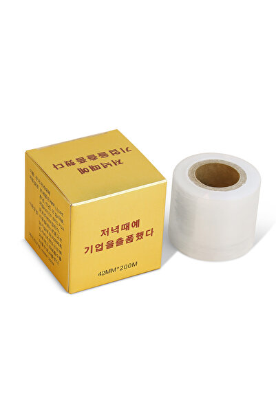 Choice 200 متر - علبة واحدة من GLAMLASH 200M غلاف بلاستيكي للاستخدام على العين، غشاء واقي، مزيل الرموش الشفاف الاحترافي