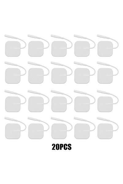 Choice4 20 قطعة (4 × 4 سم) 100/50/20P وسادة أقطاب كهربائية Tens EMS رقعة تحفي...