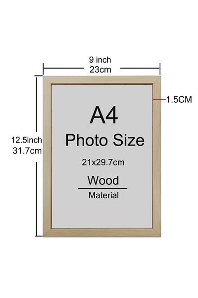 Choice 1pcs wood color 1/2/3pcs Wood Picture Frame A4 8X12in Honors Certificate Document Frame Wooden Photo