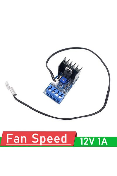 Choice DC 12V 1A Fan temperature control 2/3/4wire Automatic PC CPU Chassis Fan speed regulation PWM Th...