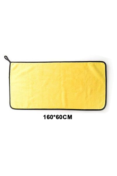 Choice Grey 1pc Seametal 160x60cm Car Wash Towel 400gsm Microfiber High Water Absorption Cleaning Towels Th