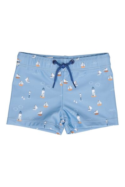 Little Dutch - Pantaloni scurți de baie, Poliester/Elastan, Albastru, 86/92