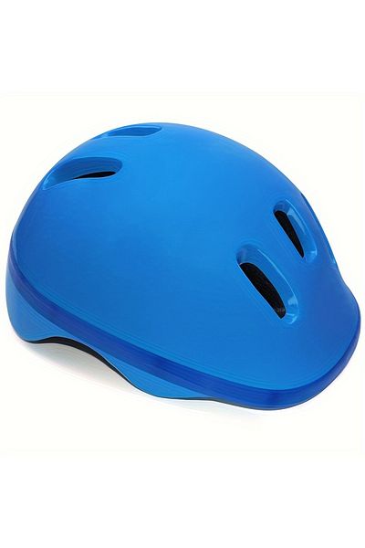 Choice S Pure Blue Bicycle/Skateboard Helmet for Kids Adjustable Helmet, Toddler Kids Ages 2-9 Boys Girls,