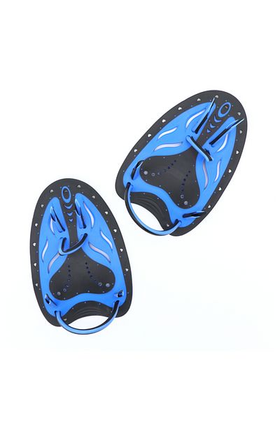 Choice L Blue 1Pair Swimming Paddles Power Hand Paddles Swim Training Tools Adjustable for Men Women Swim H