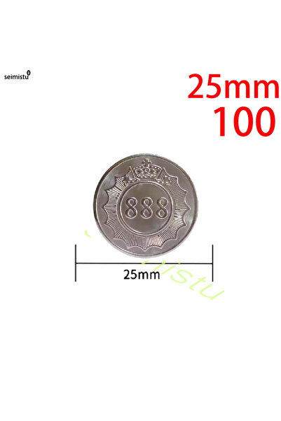 Choice 100pcs 25mm 100pcs Coin Token Stainless Steel Game Tokens Classic Crown For Coin Acceptor Arcade Gam
