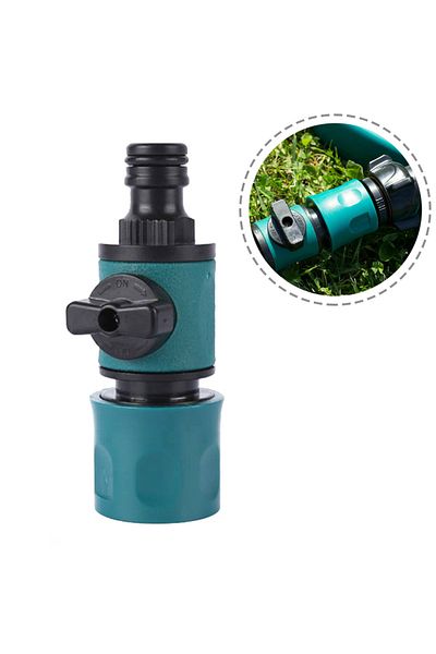 Choice Garden Hose Pipe In-Line Faucet Tap Shut Off Valve Fitting Watering Irrigation Quick Connector Wi...