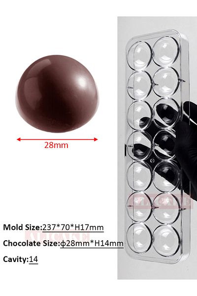 Choice 1068B-by0407 Chocolate Mould Polycarbonate Candy Chocolate Bar Molds Acrylic Bonbons Confectionery