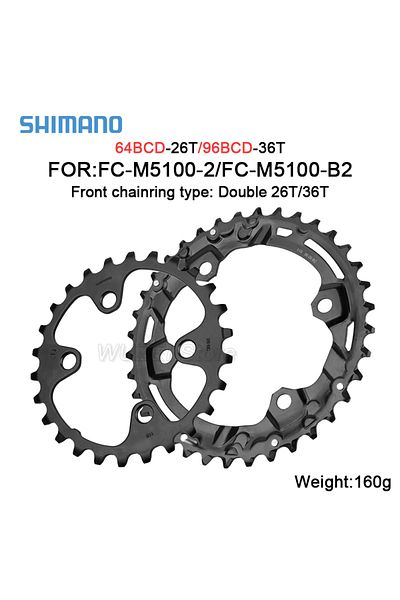 Choice Shimano 26 36T Shimano DEORE 11S 64/96BCD 26T-36T Chainring Mountain Bike Sprocket for Shimano FC-M