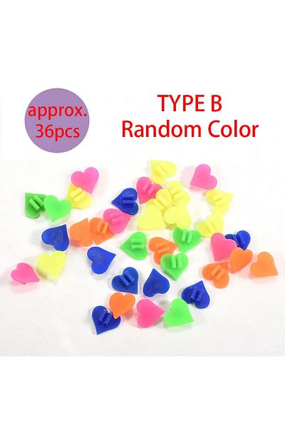 Choice aixinzhuang 36PCS Colorful Decorations Clips For Kids Bike Multi Color Plastic Bicycle Wheel Spoke B