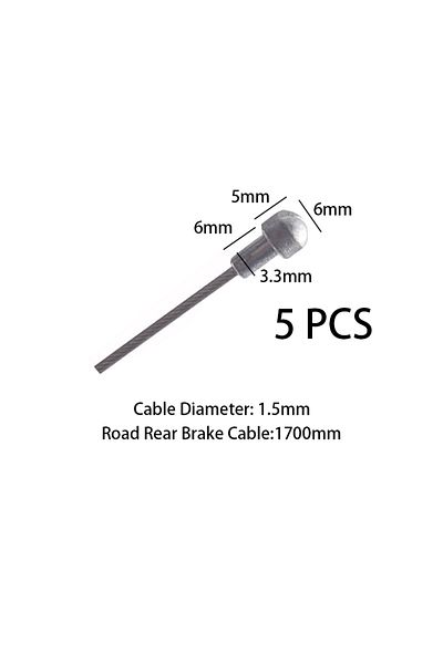 Choice Road Rear Brake 5PCS Bicycle Brakes Line Road Mountain Bike Brake Cable Universal Bicycle Shift Cabl