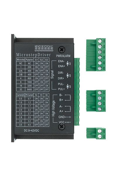 TENSTAR ROBOT Stepper Motor Driver TB6600 23 Nema 34 42/57/86 Nema17 4A DC9-40V 1 Axis Stepping M...