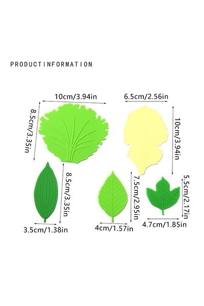 Choice 5Pcs/Set Leaf Bento Dish Cup Lunch Separator Sushi Rice Ball Mat Sushi Decoration