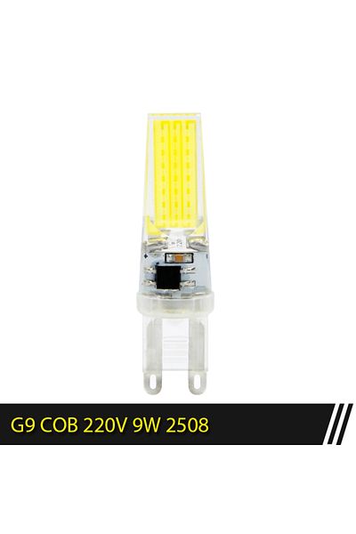 Choice Warm White G9 9W G4 LED COB Lamp Dimmable 6W 9W COB LED Bulb E14 AC/DC 12V 220V Lampada LED G9 COB S