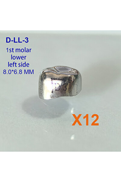 Choice D-LL-3 12 قطعة من التيجان المؤقتة للأسنان E3 E4 E5 D3 D4 D5 1st 2nd ضر...