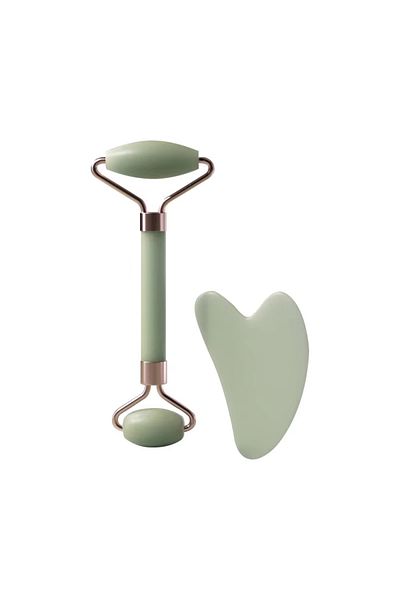 Choice Green-01 Roller for Face Neck Eye Resin Facial Massage Instrumenr Health Care Scraping Board Musclee