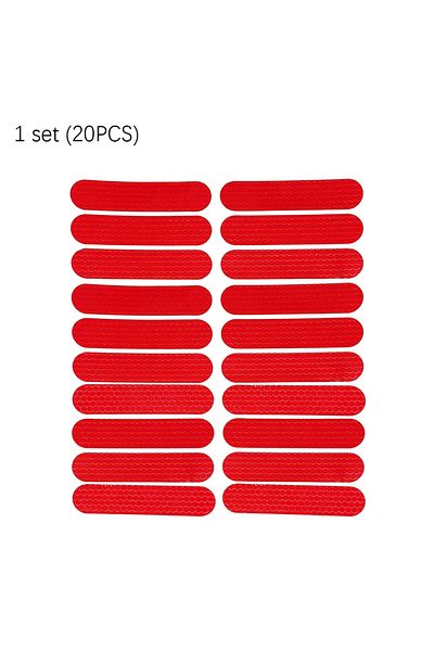 Choice Red Night Safety Warning Sticker For Ninebot G30 Electric Scooter Reflective Stickers Body Wheel Hub
