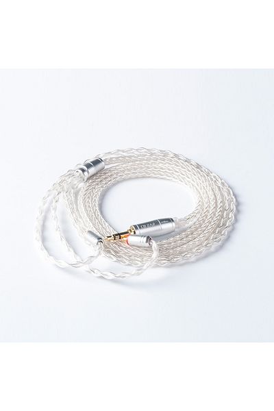 Choice MMCX3.5 KBEAR 8 Core Upgraded Silver Wired Earphone Cable 2PIN/MMCX/QDC Gaming Headphones Earbuds He