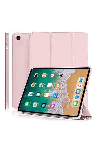 Choice حافظة iPad 5th 2017 باللون الذهبي الوردي لجهاز iPad 9.7 بوصة 2017 2018 الجيل الخامس والسادس A1822 A1823 A1893 A1954 لأجهزة IP
