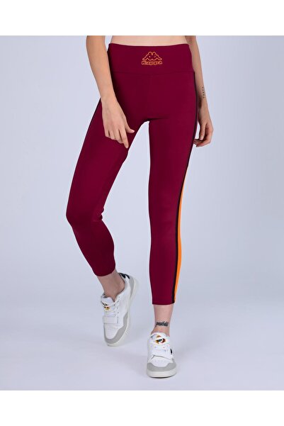 Kappa Logo Dej Kadın Kırmızı-turuncu Skin Fit Performance Eşofman Altı