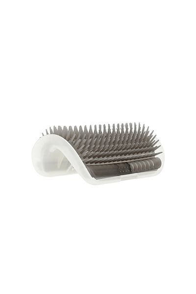 Choice S 13x8.5cm Grey Cat Corner Hair Scrubber Brush Comb Massager Cat Corner Hair Scraping Friction Pet B