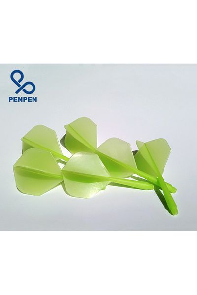 Choice LT green 12pcs WEDARTER 12 or 9pcs Professional Dart Flights 2BA Screw Soft In-one Integrated Dart F