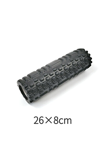 Choice بكرة تدليك إسفنجية سوداء قطعة واحدة، عمود يوغا مجوف، معدات لياقة بدنية...