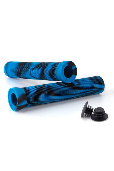 Shunmaii Dark Blue Rubber Bicycle Handlebar Grips Non-Slip Lengthening Bike Cuffs Wear-Resistant Bike Handle