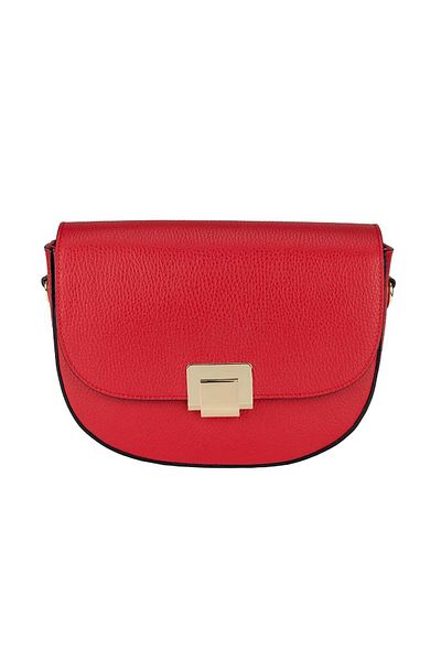 Toro Nero Women's red genuine leather bag Clara