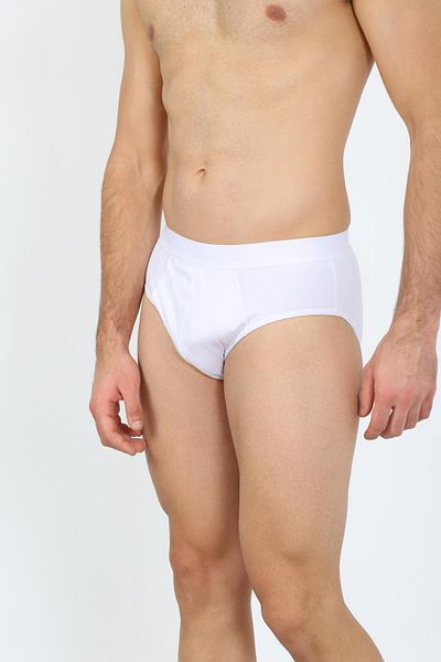 Celira Men's Cotton 3-Piece Black White Gray Lycra Slip 40123