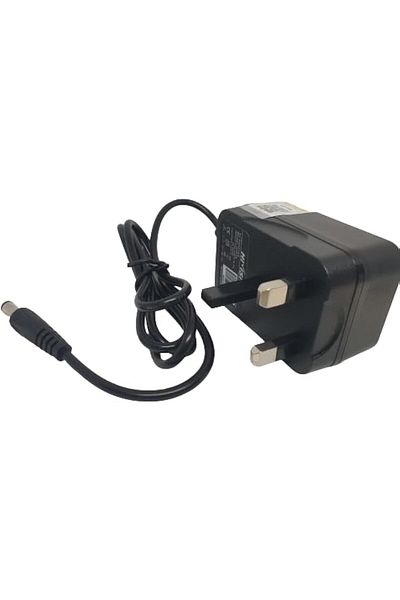 Generic Universal Power Adapter, DC 12V 2A, 100-240 AC to Wall Plug, Black