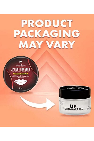 UrbanGabru Lip Balm For Lightening & Brightening Dark Lips with shea butter, beeswax & vitamin-E 20G