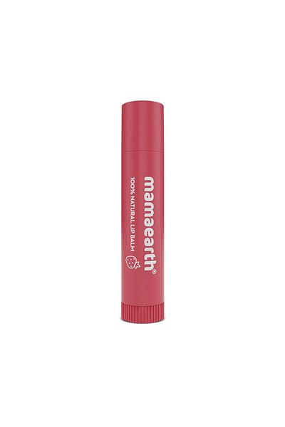 Mamaearth N 100% Natural Lip Balm Vit E & Strawberry 4g