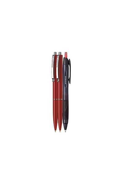 Schneiders Premium Set - 2 Schneider Retractable Pens - Red, Blue Writing and Jetstream Pen