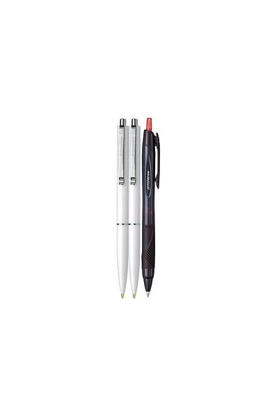 SCHNEIDER Premium Set - 2 Schneider Retractable Pens - White, Blue Writing and Jetstream Pen