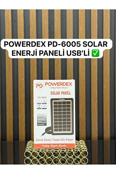 powerdex PD-6005 9V 3.5W mAh Güneş Paneli Solar Sistem