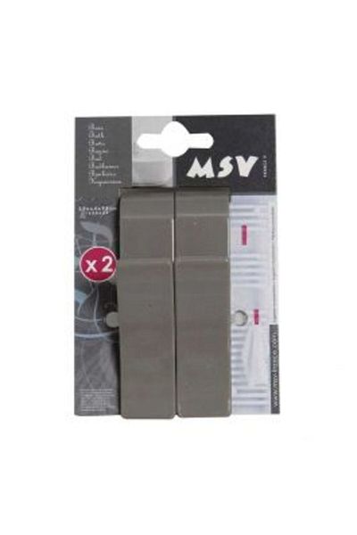 Homelux Towel Hooks, 2 pcs/set, gray