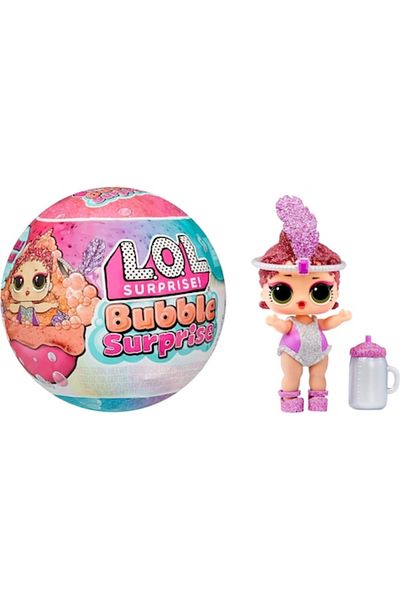 LOL L.o.l. Surprise! Bubble Surprise, Spumă Cu Sclipici Care Reacționează În Apă Caldă, Pentru Fete 4