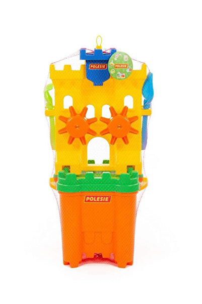 Polesie Kale Kum Değirmeni Kale Kova Maxi Elek Kürek Tırmık Sulama Kabı Kum Kalıpları